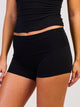 HARLOW SCULPT FOLDOVER SHORT - BLACK HARLOW - Boathouse USA