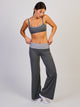 HARLOW SCULPT FOLDOVER PANT - CHARCOAL HARLOW - Boathouse USA