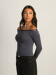 HARLOW SCARLETT LONG SLEEVE - NAVY