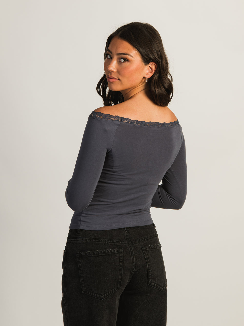 HARLOW SCARLETT LONG SLEEVE - NAVY