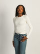 HARLOW ESSENTIAL LONG SLEEVE CREWNECK - OFF WHITE HARLOW - Boathouse USA