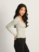 HARLOW ESSENTIAL LONG SLEEVE SCOOPNECK - ROCK HARLOW - Boathouse USA