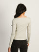 HARLOW ESSENTIAL LONG SLEEVE SCOOPNECK - ROCK HARLOW - Boathouse USA