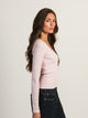 HARLOW ESSENTIAL LONG SLEEVE SCOOPNECK - LIGHT PINK HARLOW - Boathouse USA