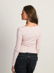 HARLOW ESSENTIAL LONG SLEEVE SCOOPNECK - LIGHT PINK HARLOW - Boathouse USA