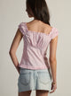 HARLOW EMILY TOP - BABY PNK HARLOW - Boathouse USA
