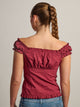 HARLOW EMILY TOP - BURGUNDY