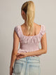 HARLOW EMERY TOP - BABY PINK