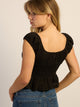HARLOW EMERY TOP - BLACK HARLOW - Boathouse USA
