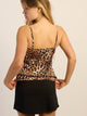 HARLOW YVONNE TANK - LEOPARD HARLOW - Boathouse USA