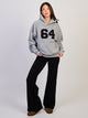 HARLOW TATE POLAR HOODIE - HEATHER GREY HARLOW - Boathouse USA
