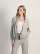 HARLOW HALLIE MELANGE ZIP - HEATHER GREY HARLOW - Boathouse USA