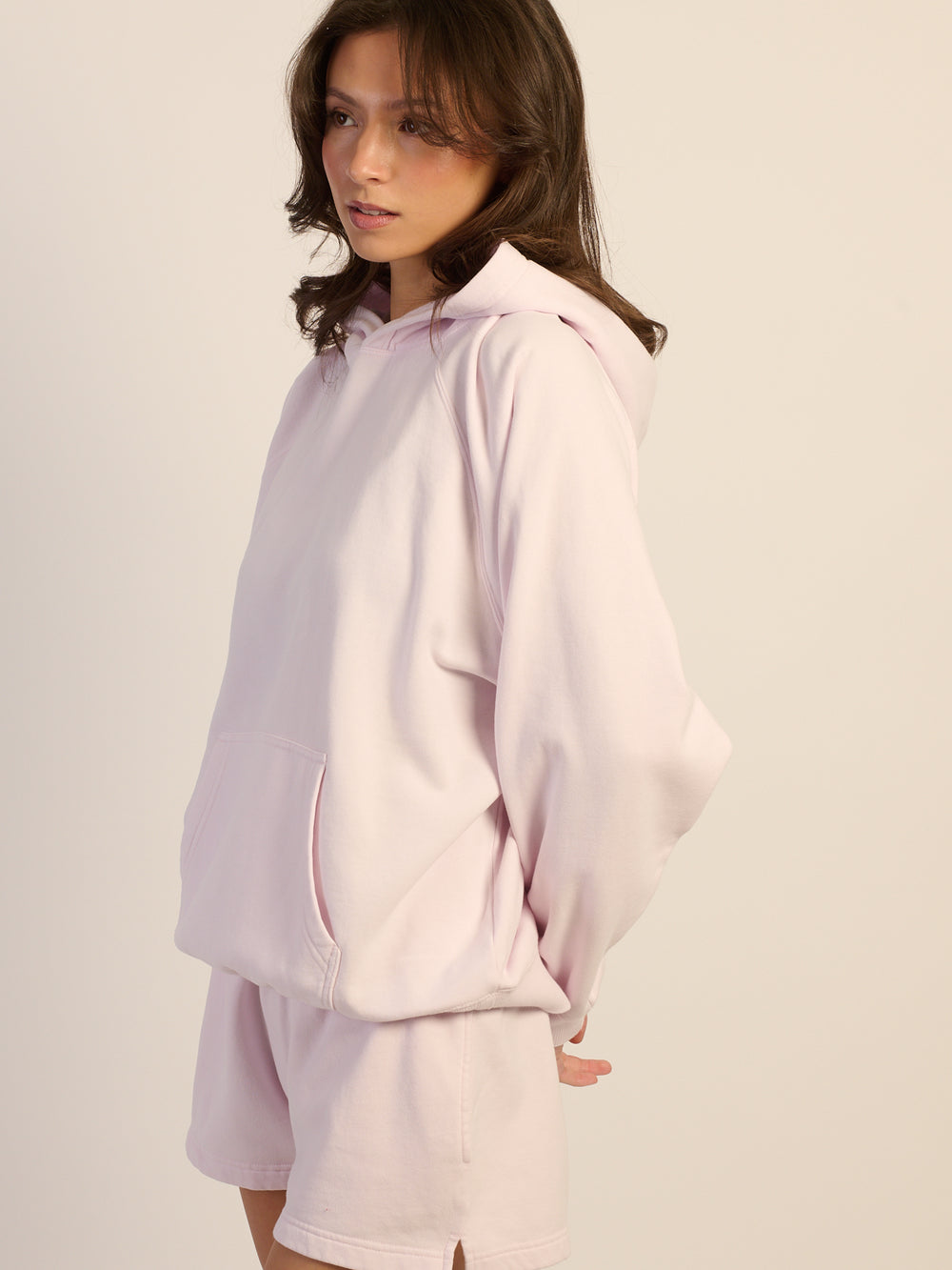 HARLOW CLOUD HOODIE - BABY PINK