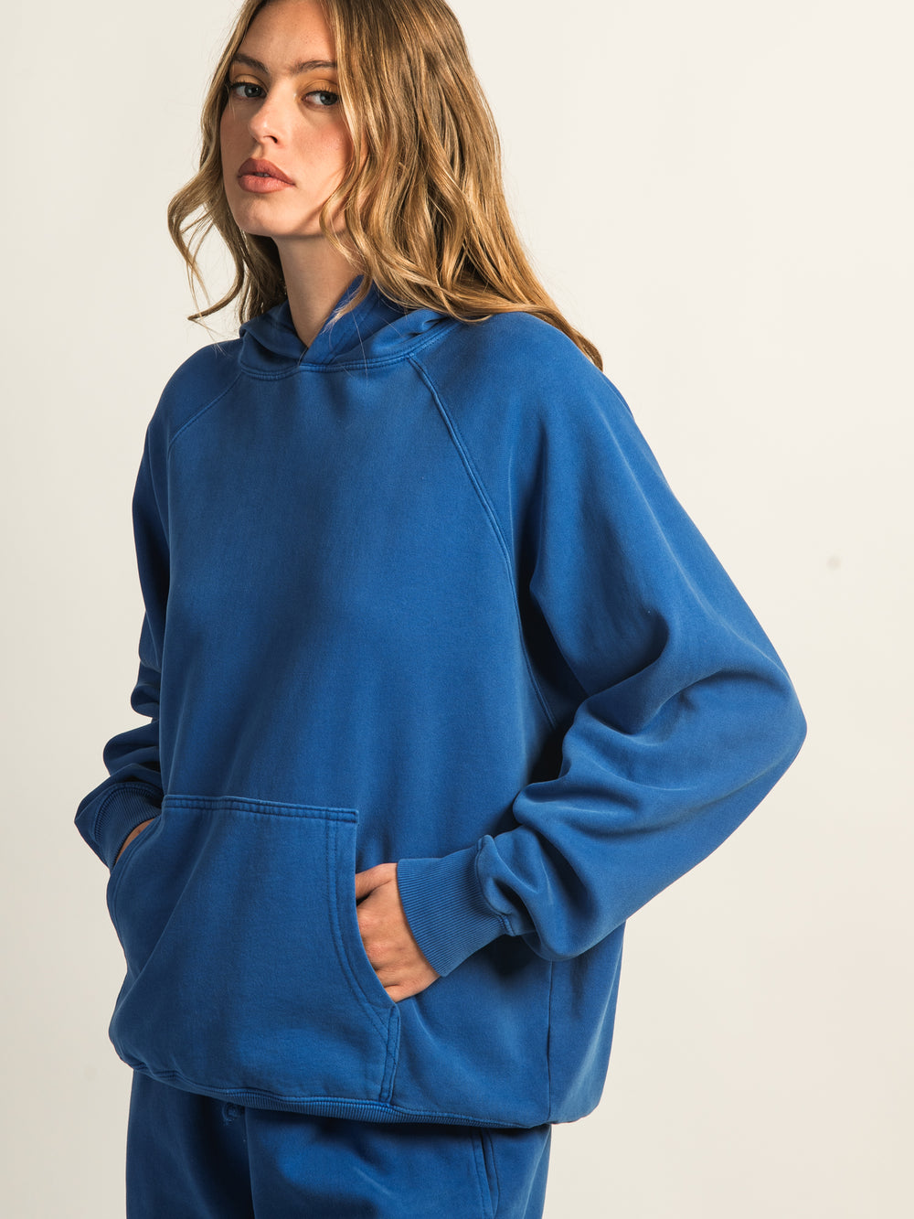 HARLOW CLOUD HOODIE - COBALT