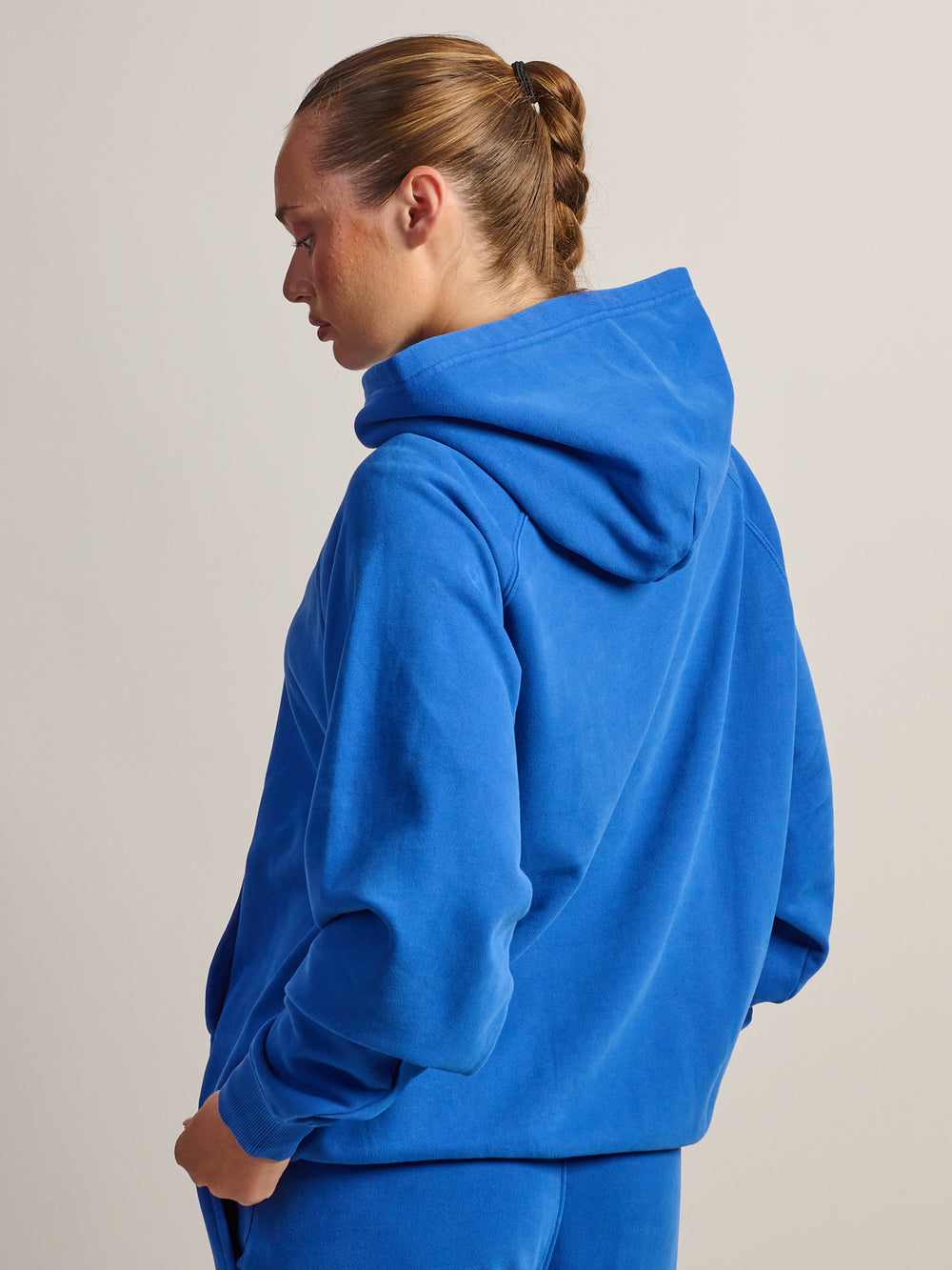 HARLOW CLOUD HOODIE - COBALT