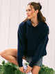 HARLOW CLOUD HOODIE - NAVY HARLOW - Boathouse USA