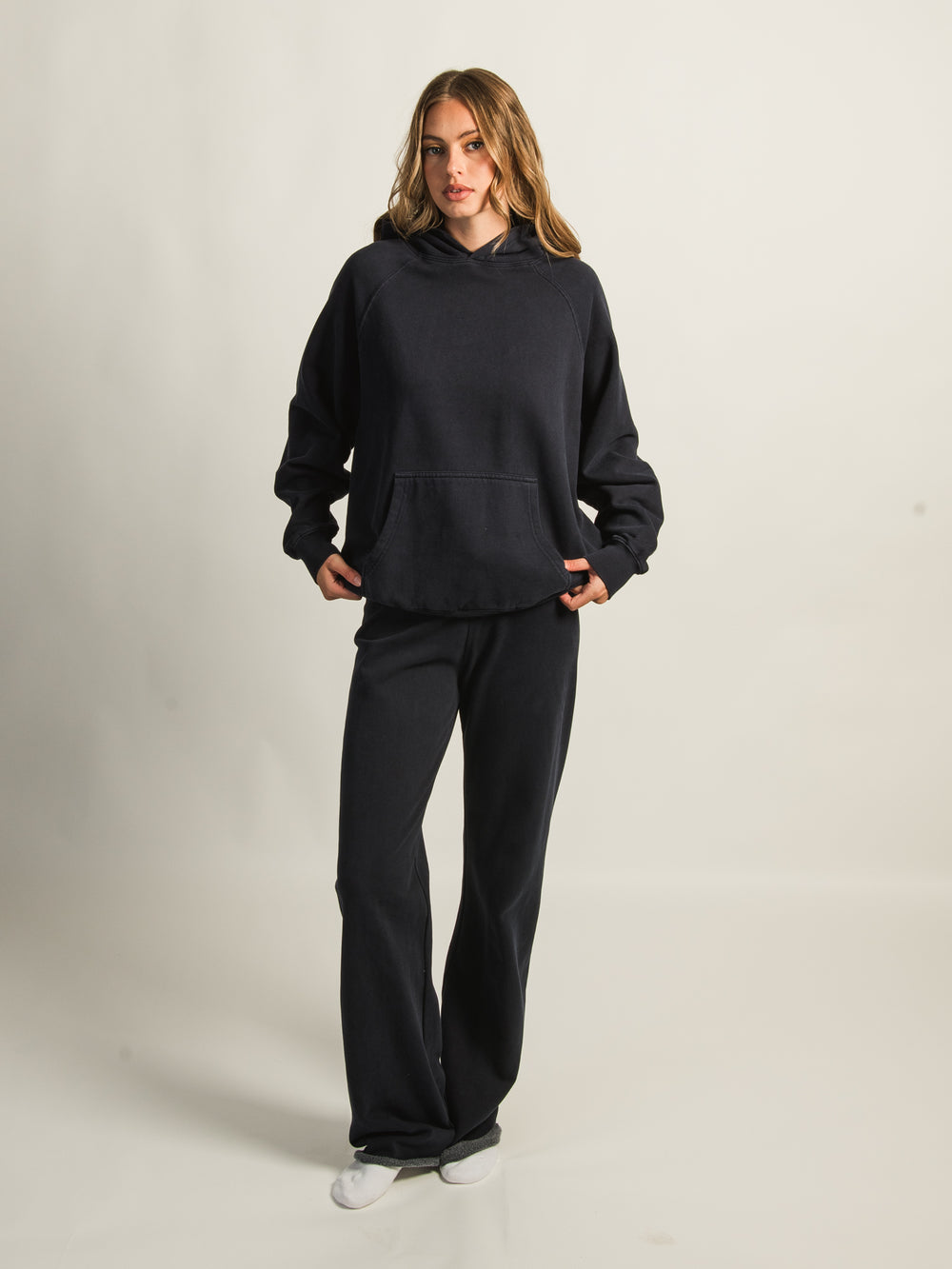 HARLOW CLOUD HOODIE - NAVY