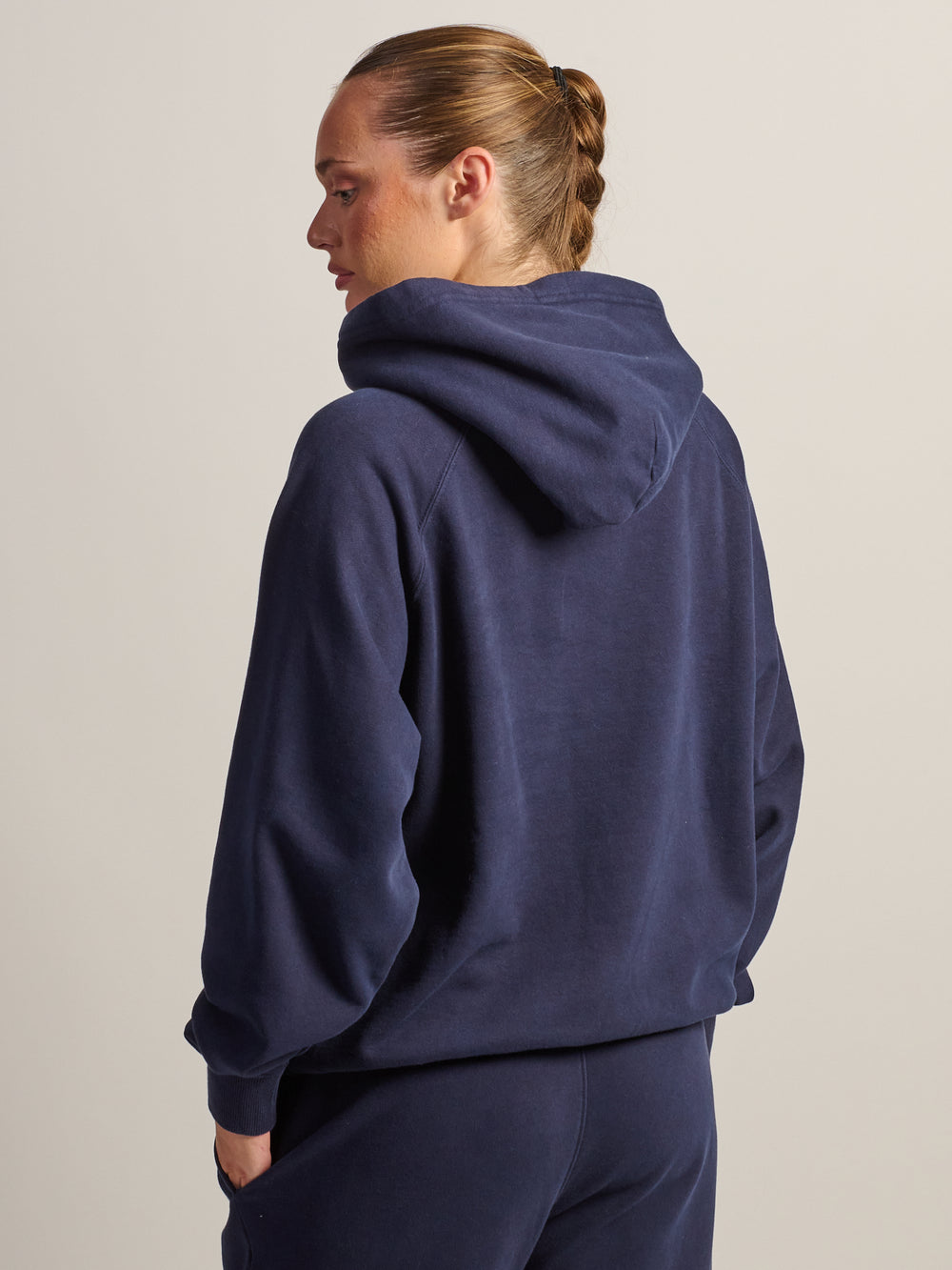 HARLOW CLOUD HOODIE - NAVY