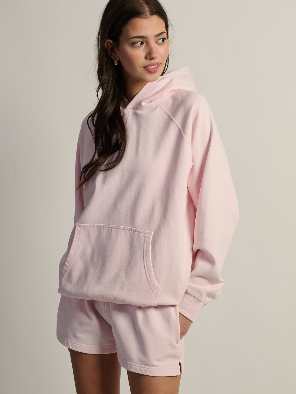 HARLOW CLOUD HOODIE - WASHED PINK