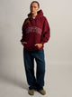 HARLOW CLOUD HOODIE - APPLIQUE - BURGUNDY HARLOW - Boathouse USA