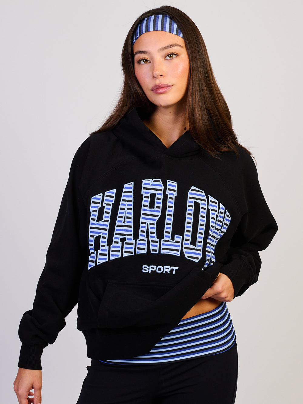 HARLOW CLOUD HOODIE - BLACK