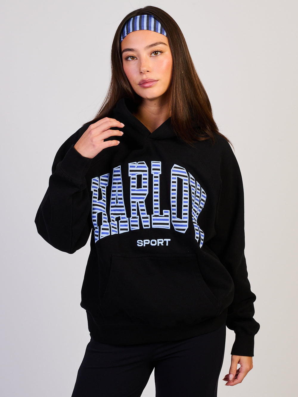 HARLOW CLOUD HOODIE - BLACK
