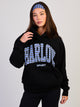 HARLOW CLOUD HOODIE - BLACK