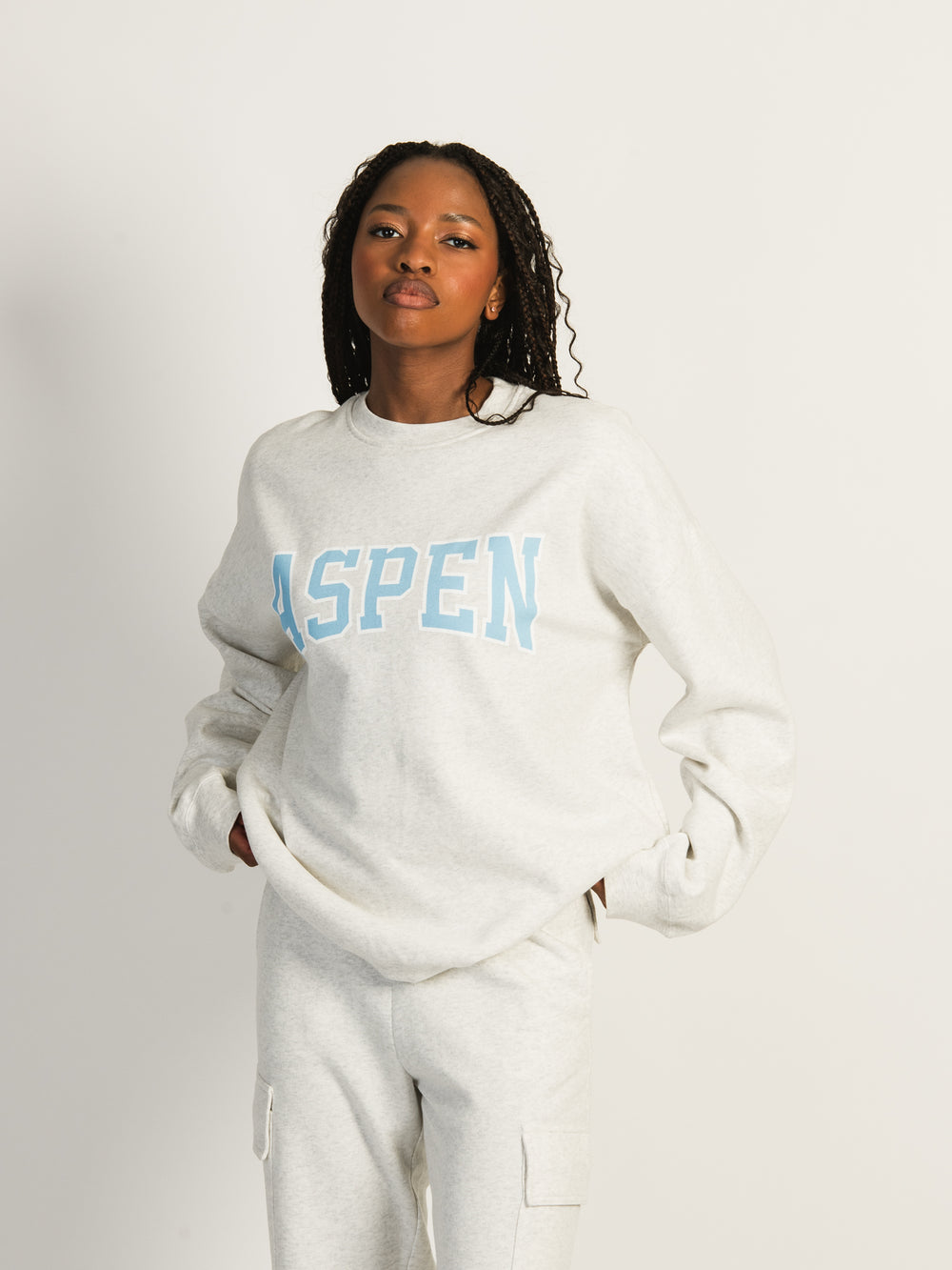 HARLOW MICHELLE CREWNECK PRINT - ASPEN