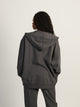 HARLOW MARIAH OVERSIZED ZIP UP - STONE HARLOW - Boathouse USA