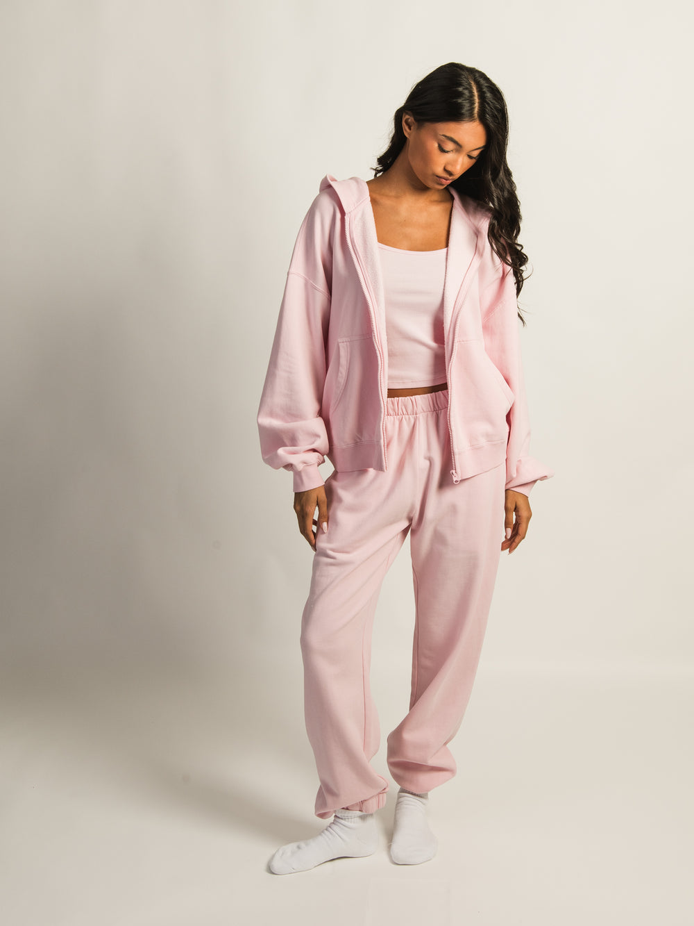HARLOW CLOUD ZIP UP - CHERRY BLOSSOM