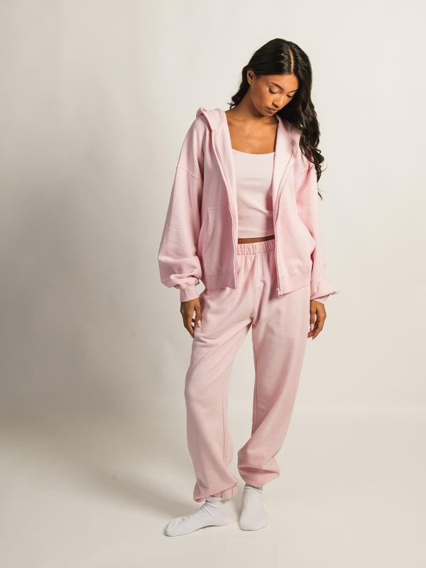 HARLOW CLOUD ZIP UP - CHERRY BLOSSOM