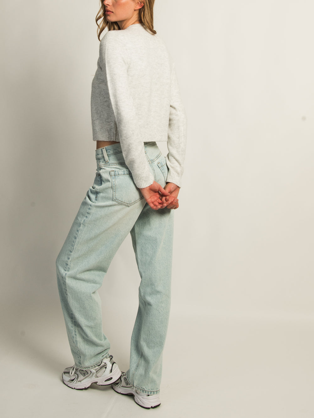 HARLOW COLLINS CARDIGAN - CLOUD