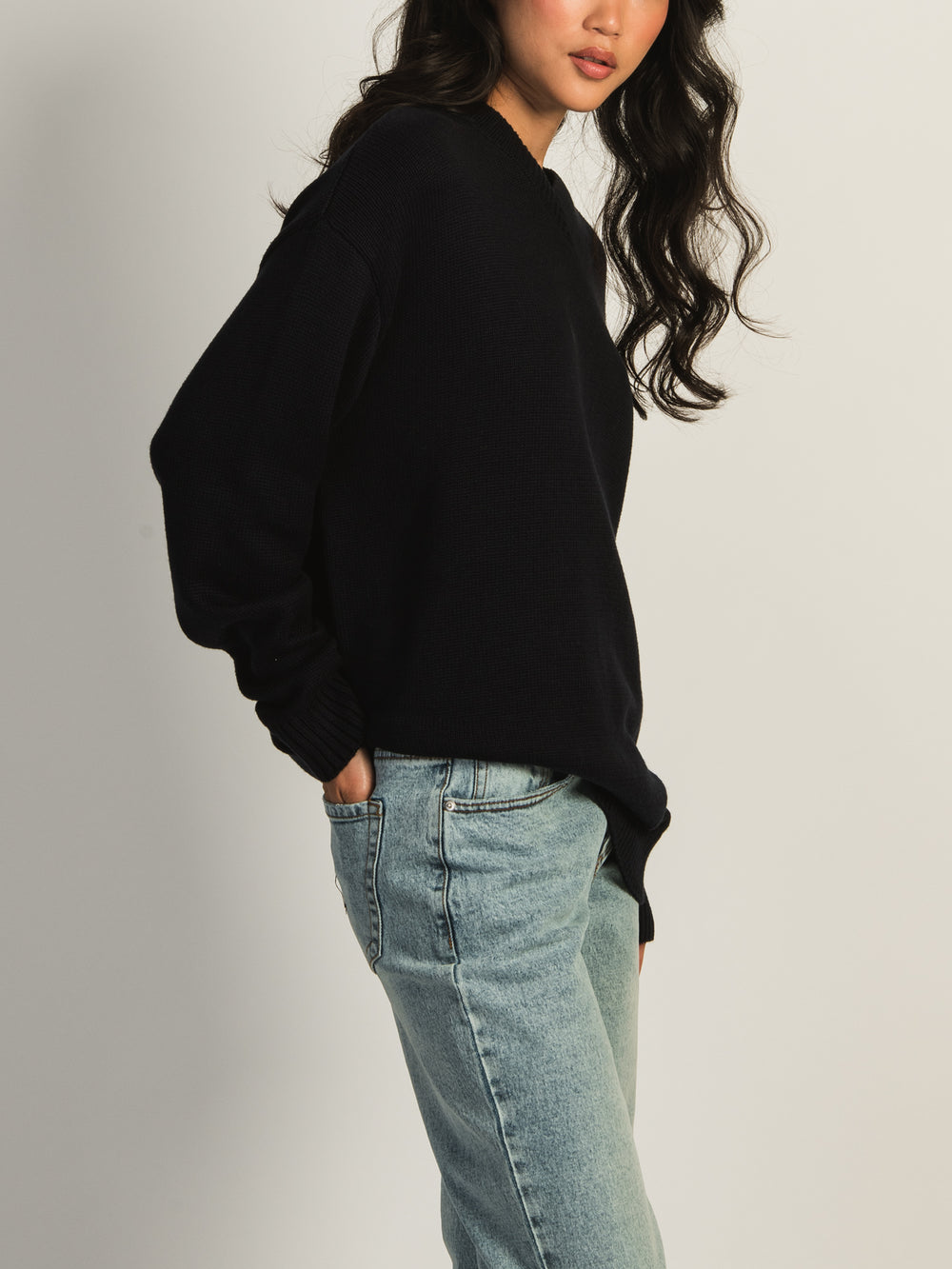 HARLOW SERENA SWEATER - NAVY