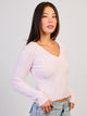 HARLOW PAIGE V - NECK SWEATER - BABY PINK HARLOW - Boathouse USA