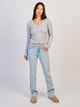 HARLOW PAIGE V - NECK SWEATER - CLOUD HARLOW - Boathouse USA