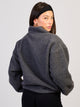 HARLOW COCO SHERPA ZIP - CHARCOAL HARLOW - Boathouse USA