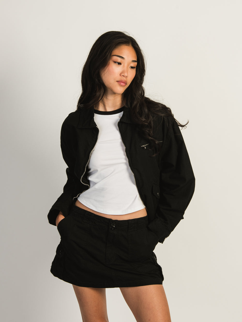 HARLOW RUE JACKET - BLACK