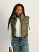 HARLOW PEGGY PUFFER VEST - ARMY HARLOW - Boathouse USA