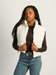 HARLOW PEGGY PUFFER VEST - CREAM HARLOW - Boathouse USA