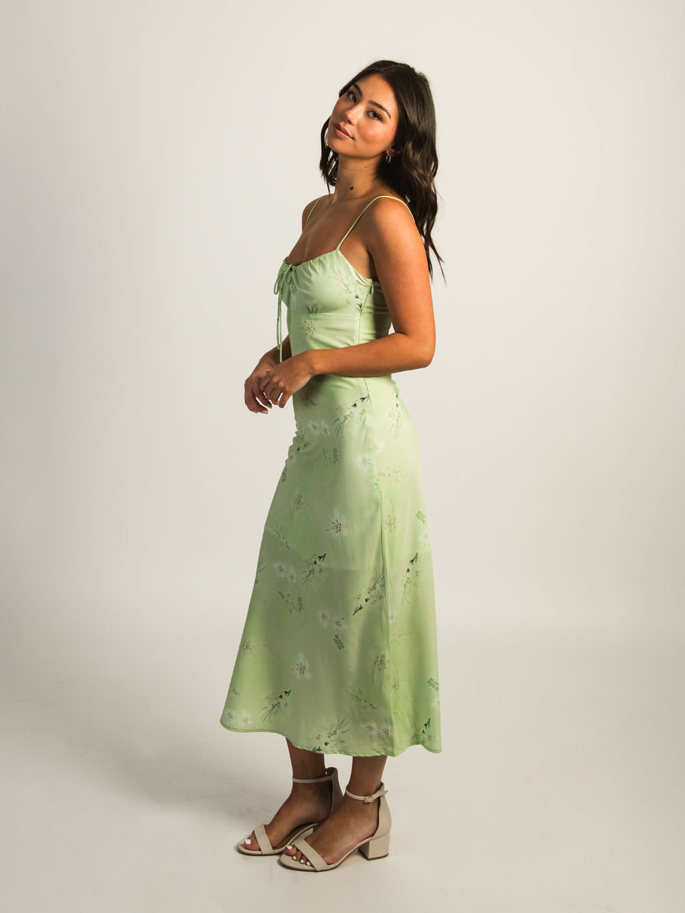HARLOW VALERIE LONG DRESS - SAGE
