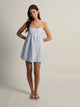 HARLOW JUNE DRESS - PINSTRIPE HARLOW - Boathouse USA