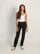 HARLOW HIGH-RISE STRAIGHT JEAN - BLACK HARLOW - Boathouse USA