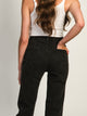 HARLOW HIGH-RISE STRAIGHT JEAN - BLACK HARLOW - Boathouse USA