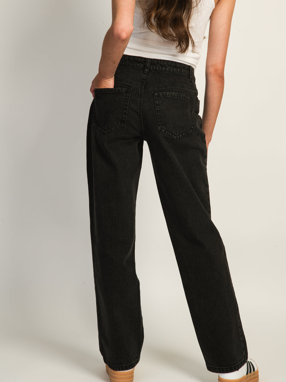 HARLOW BAGGY JEAN - BLACK