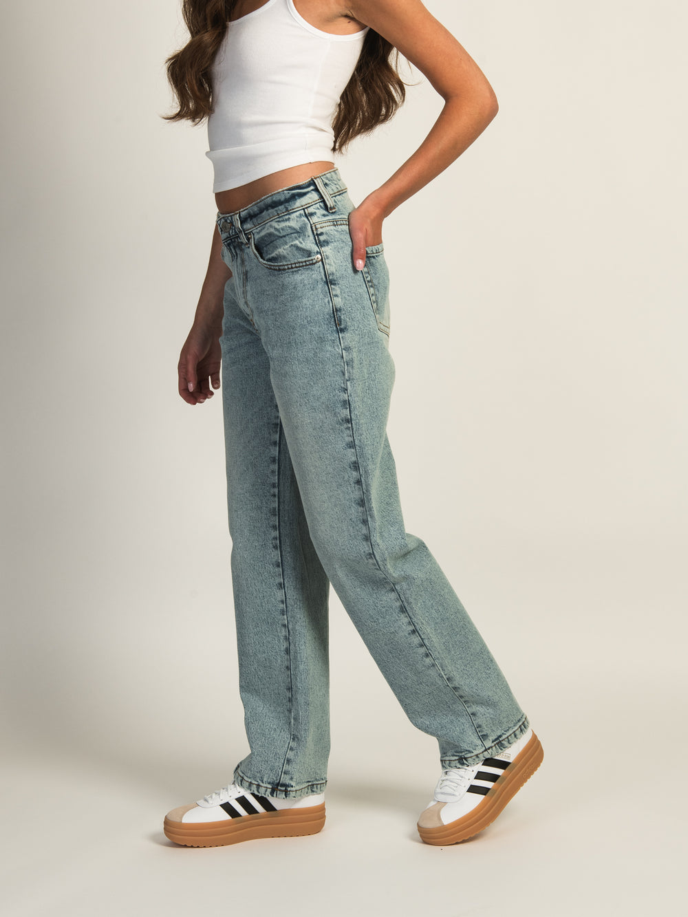 HARLOW BAGGY JEAN - LIGHT WASH