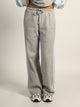 HARLOW ROXY STRAIGHT LEG SWEATPANT - HEATHER GREY HARLOW - Boathouse USA