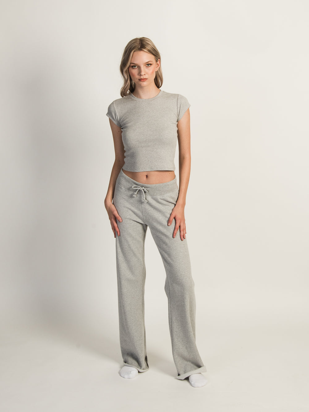 HARLOW SAVANNAH PANT - HEATHER GREY