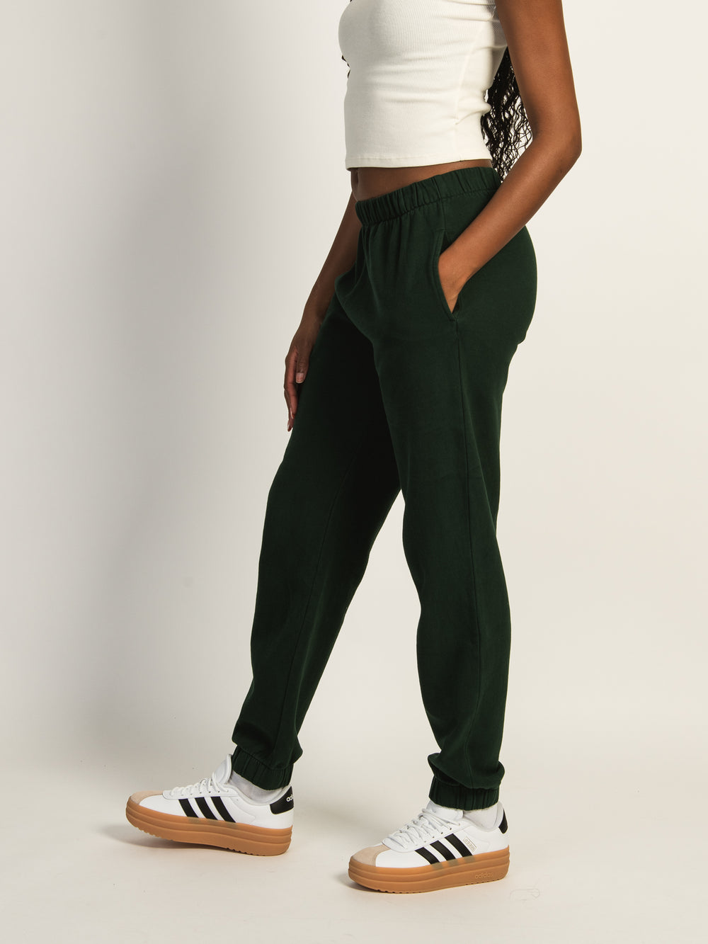 HARLOW JORDANA RELAXED SWEATPANT - FOREST