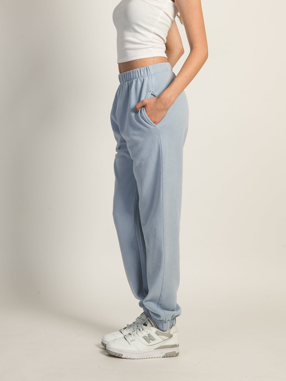 HARLOW JORDANA RELAXED SWEATPANT - BABY BLUE