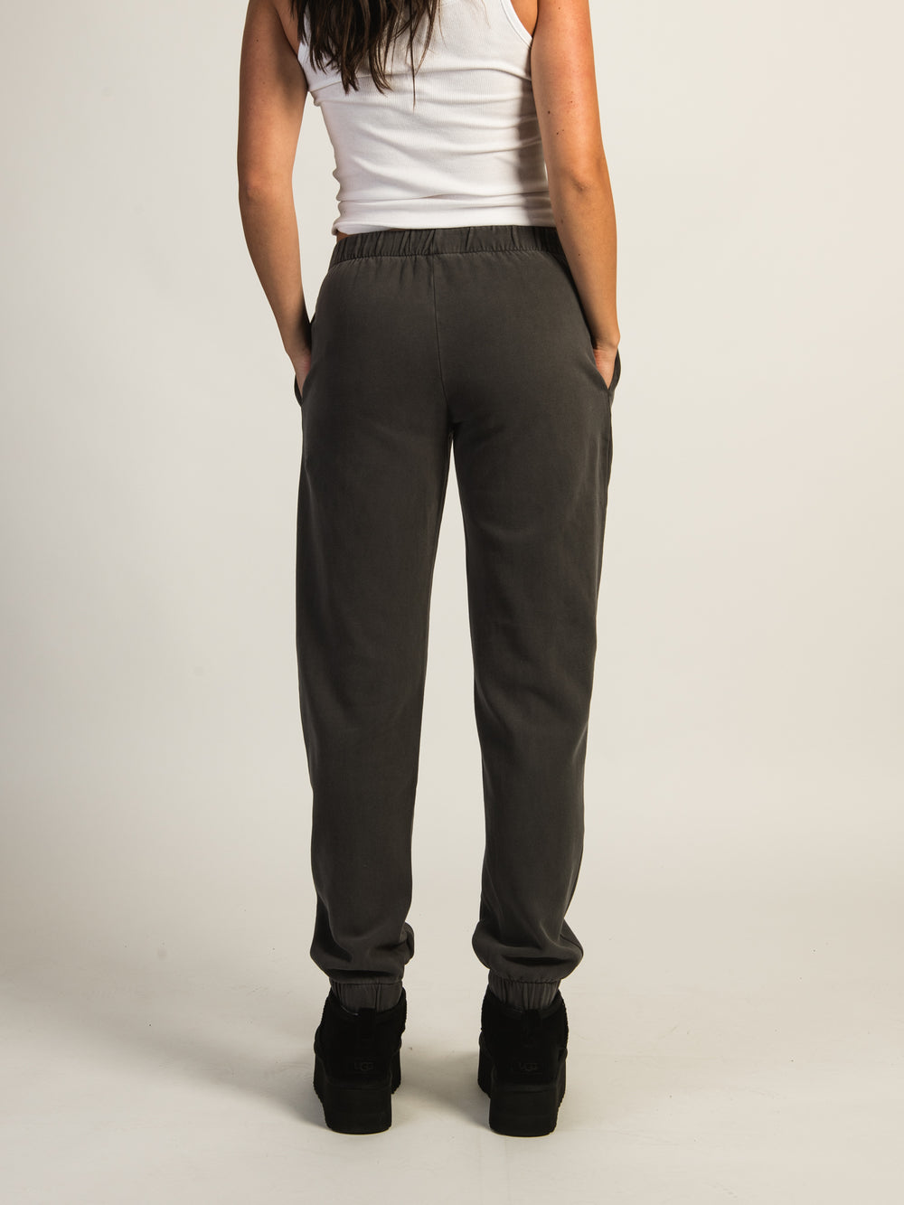 HARLOW JORDANA RELAXED SWEATPANT - CHARCOAL